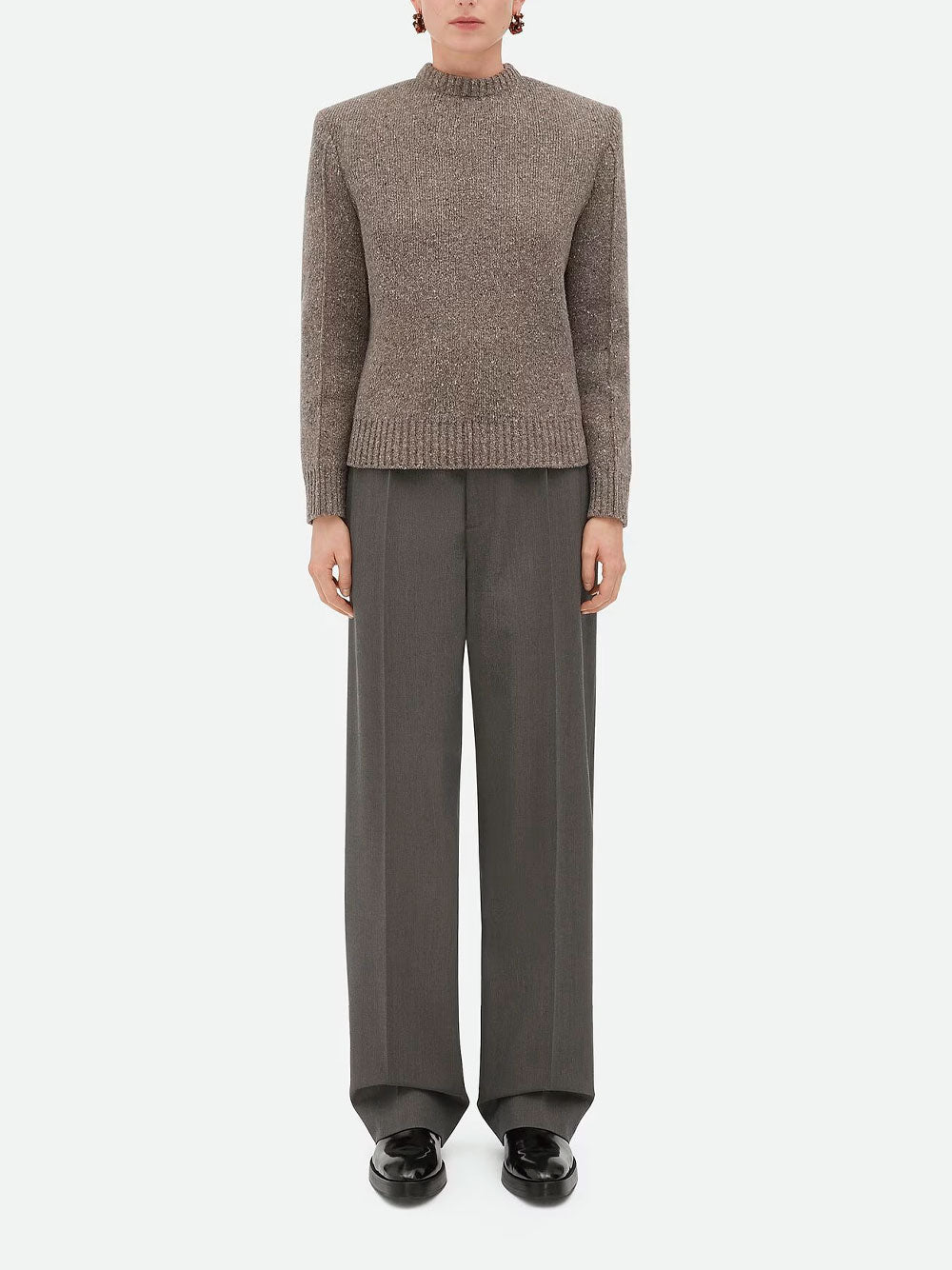 Wool tailored jumper