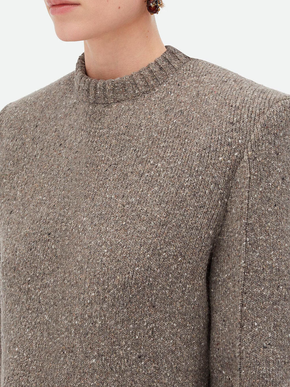 Wool tailored jumper