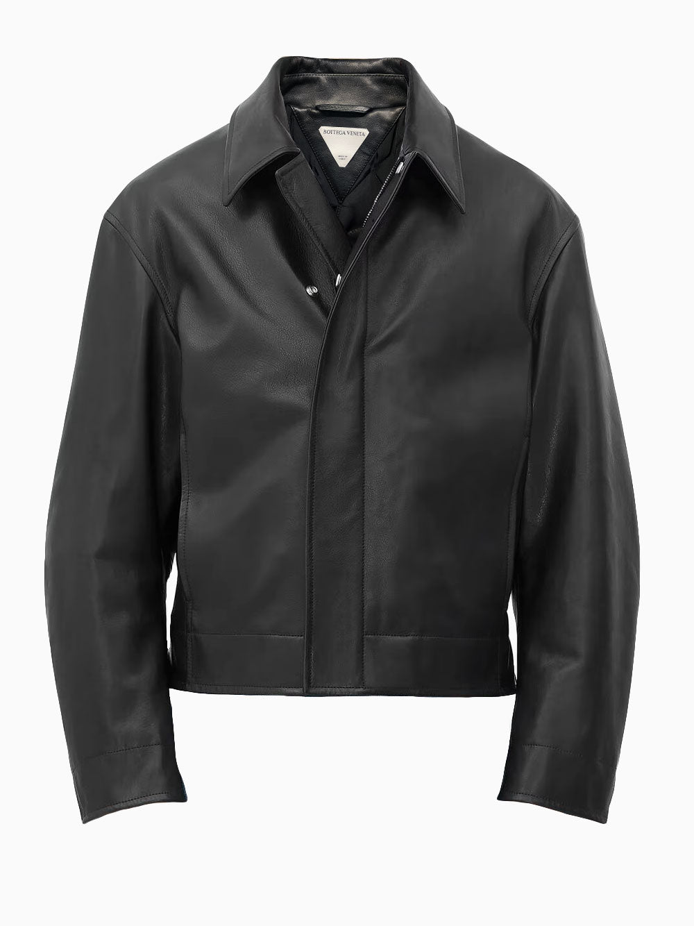 Leather blouson