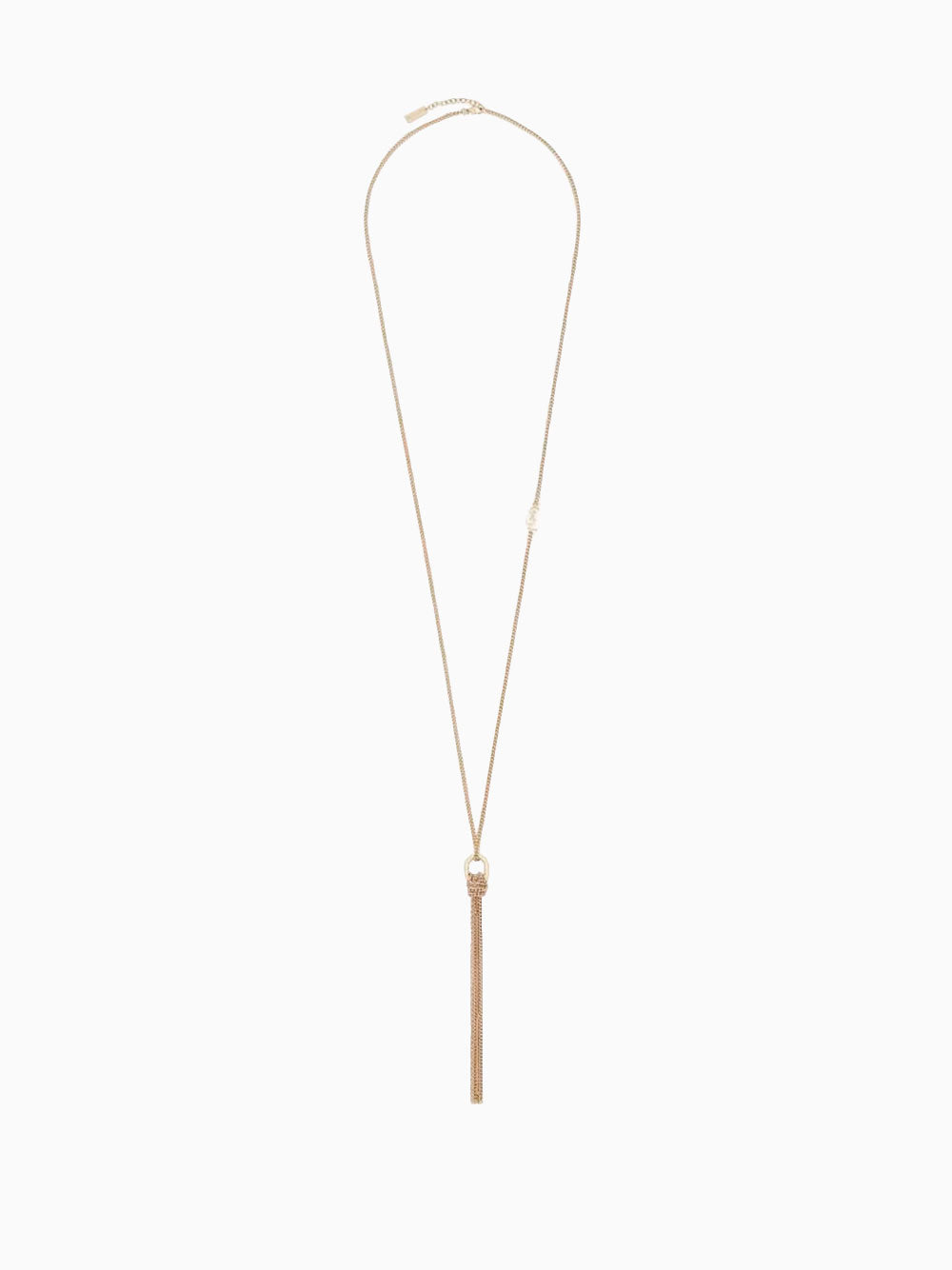 Cassandre Noued Pompom necklace