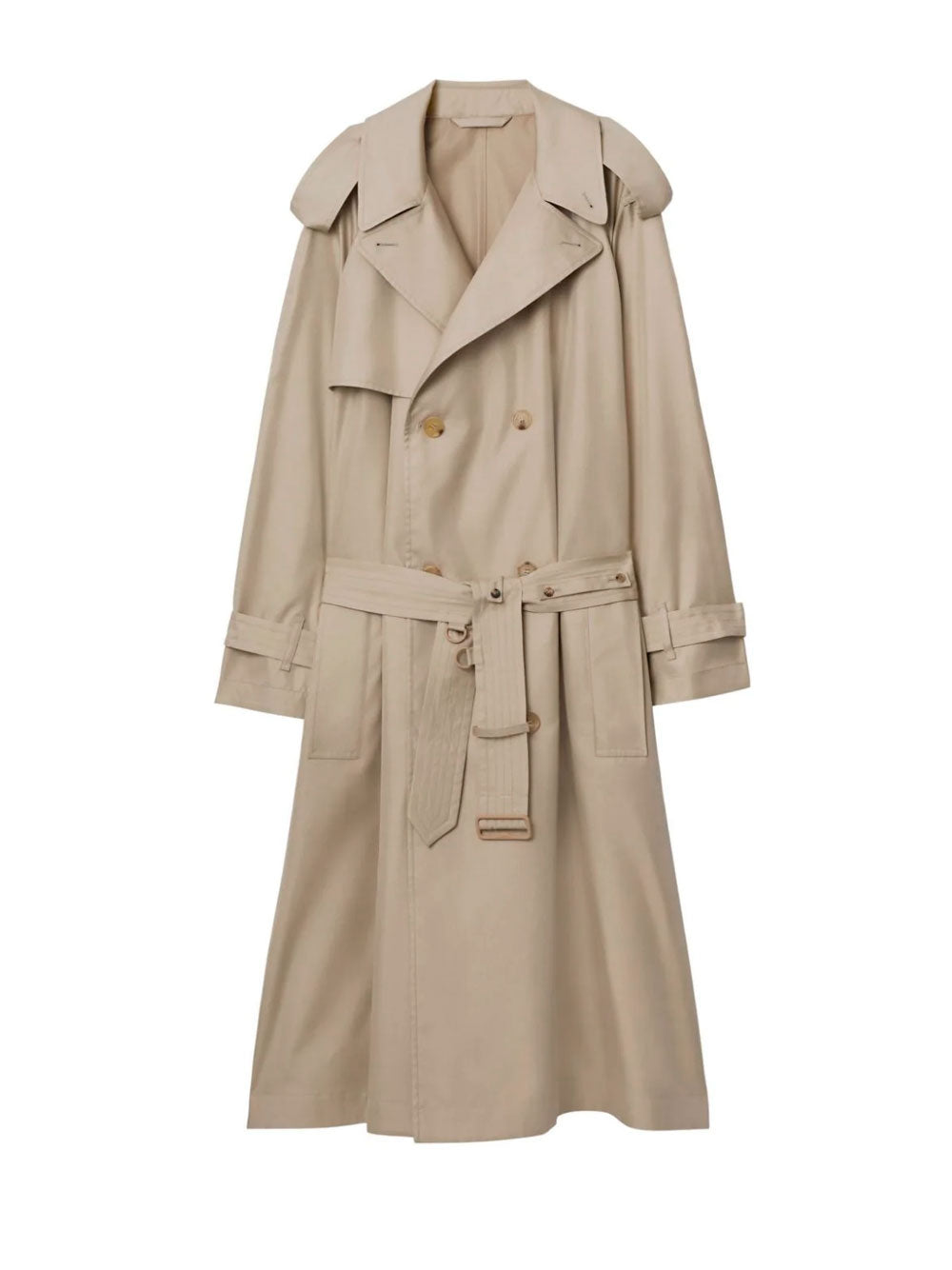 Double-breasted trench coat