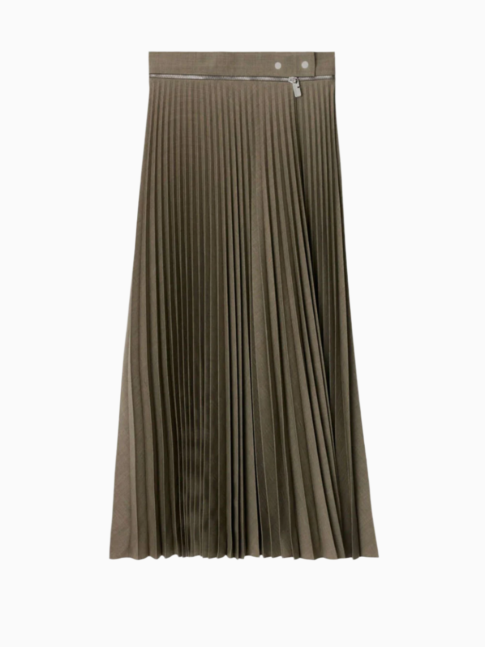 Fully-pleated skirt