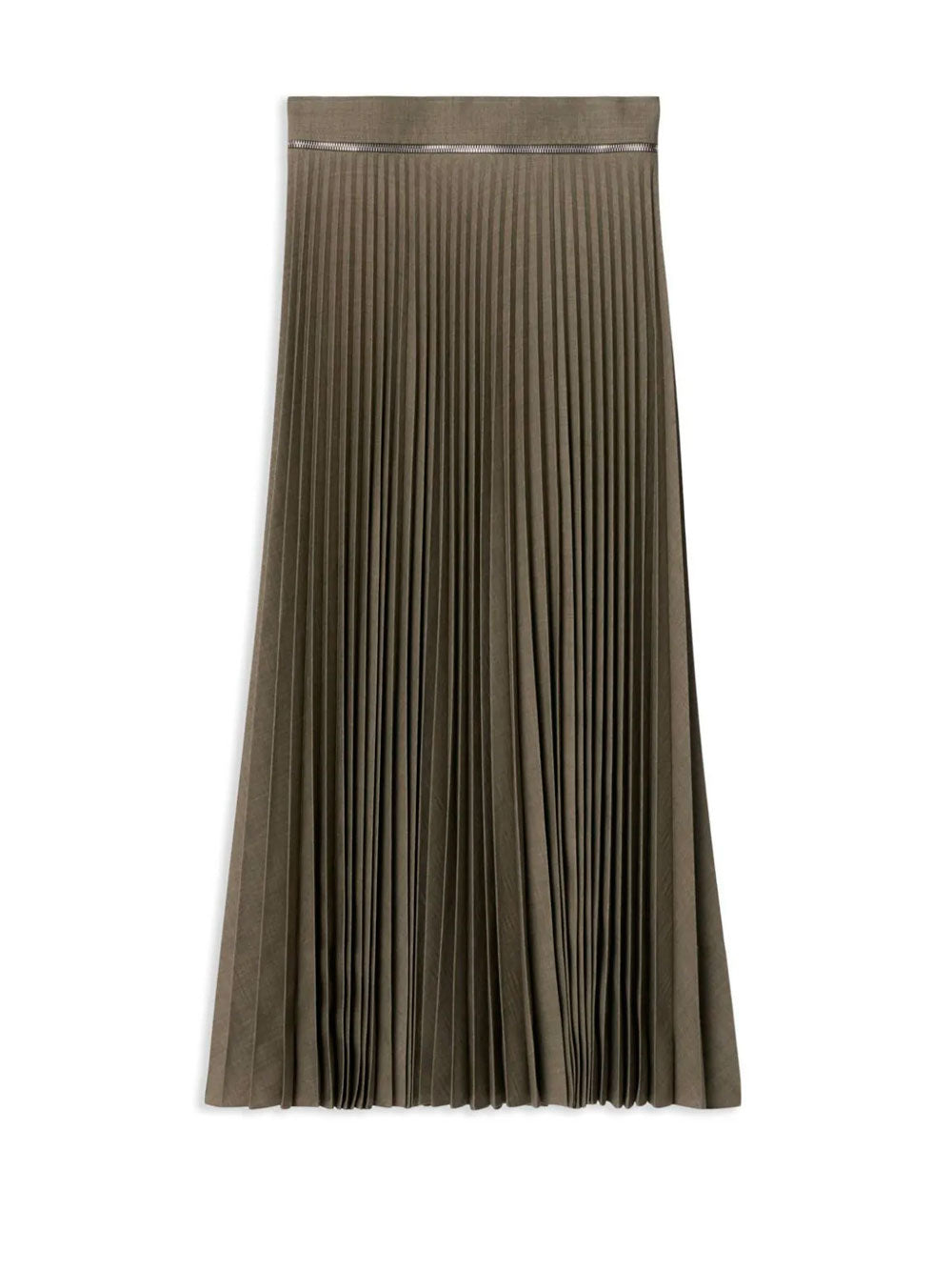 Fully-pleated skirt