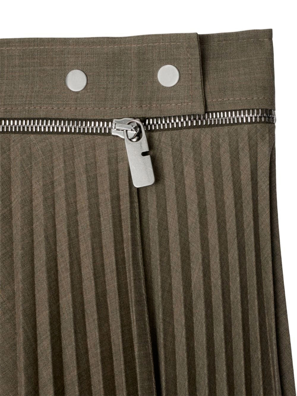 Fully-pleated skirt