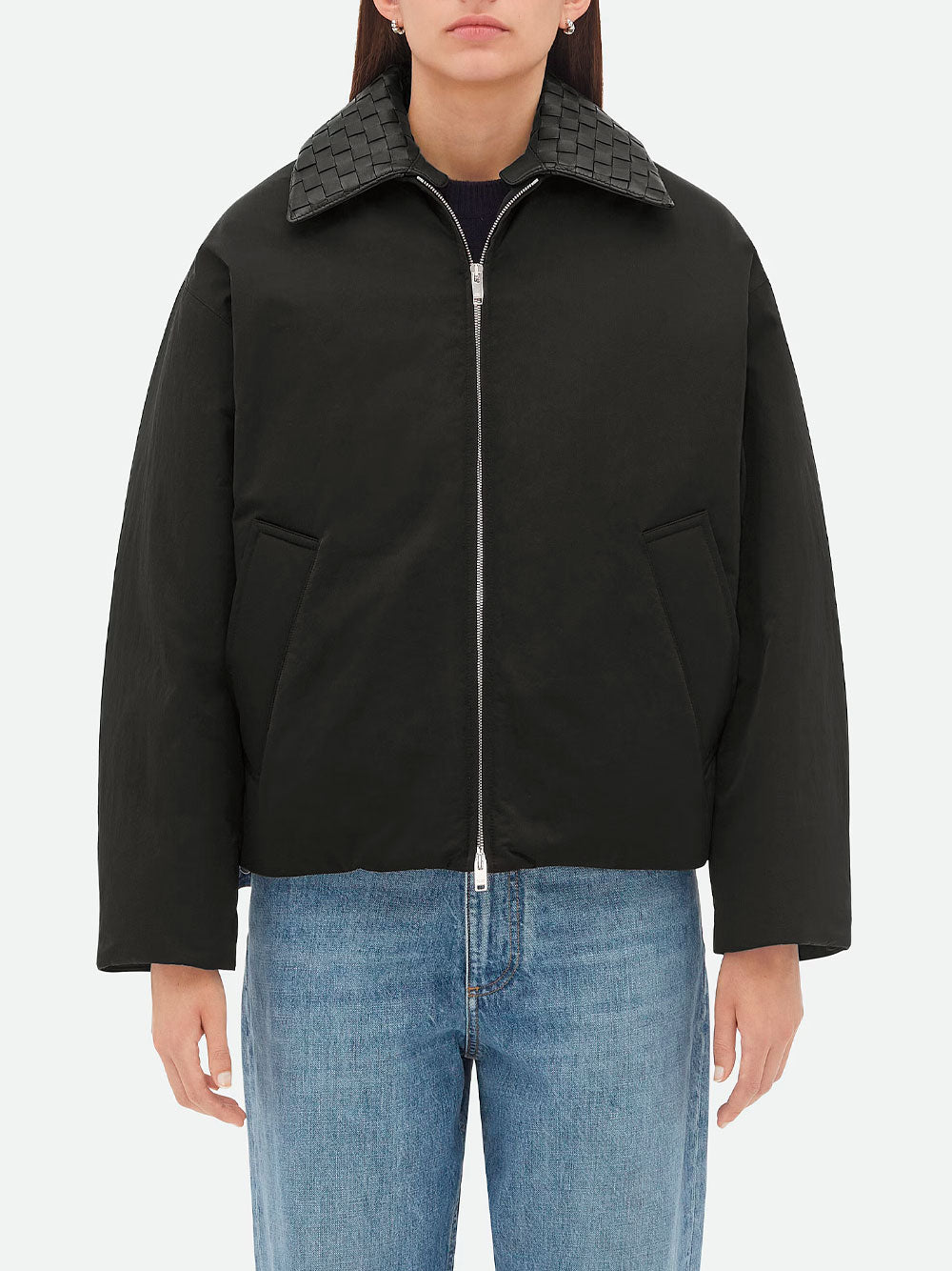 Tech nylon puffer jacket