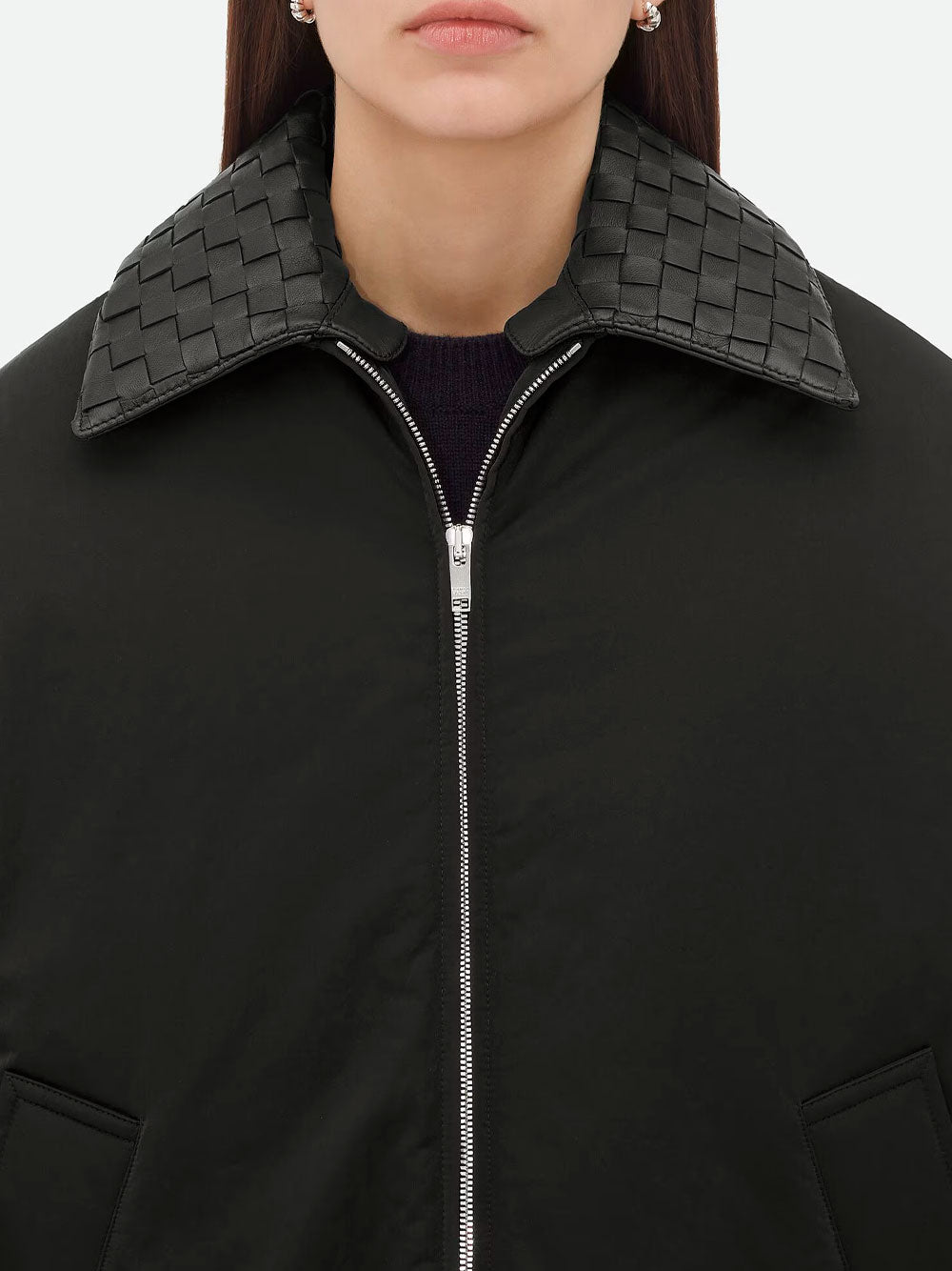 Tech nylon puffer jacket