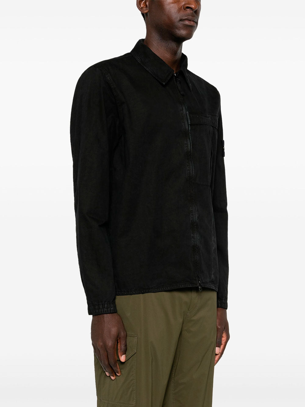 Compass-patch overshirt