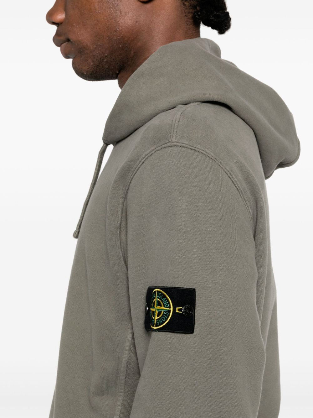 Compass-badge hoodie