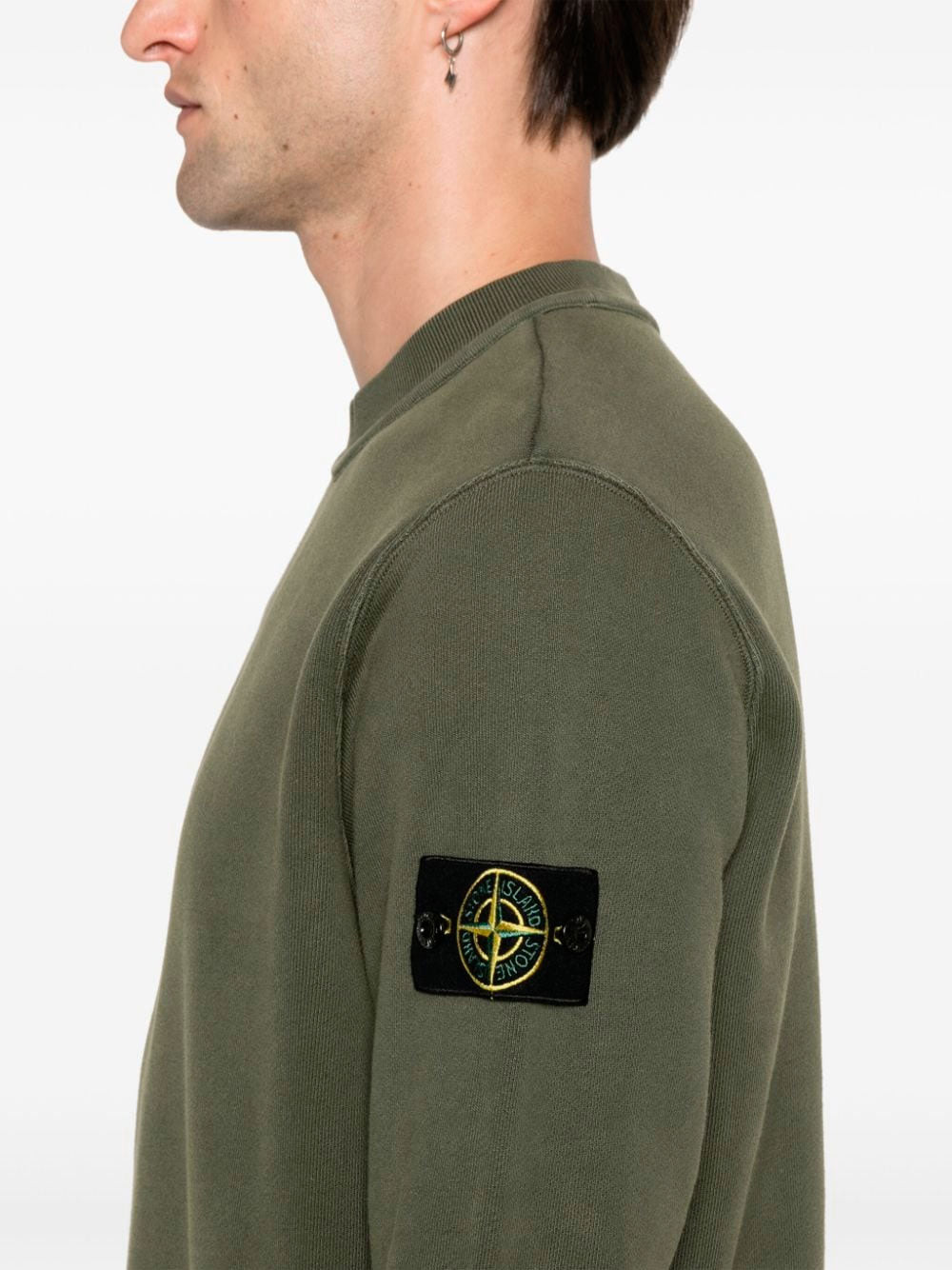 Compass-badge sweatshirt