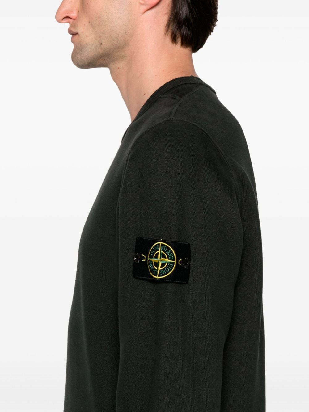 Compass-patch sweatshirt