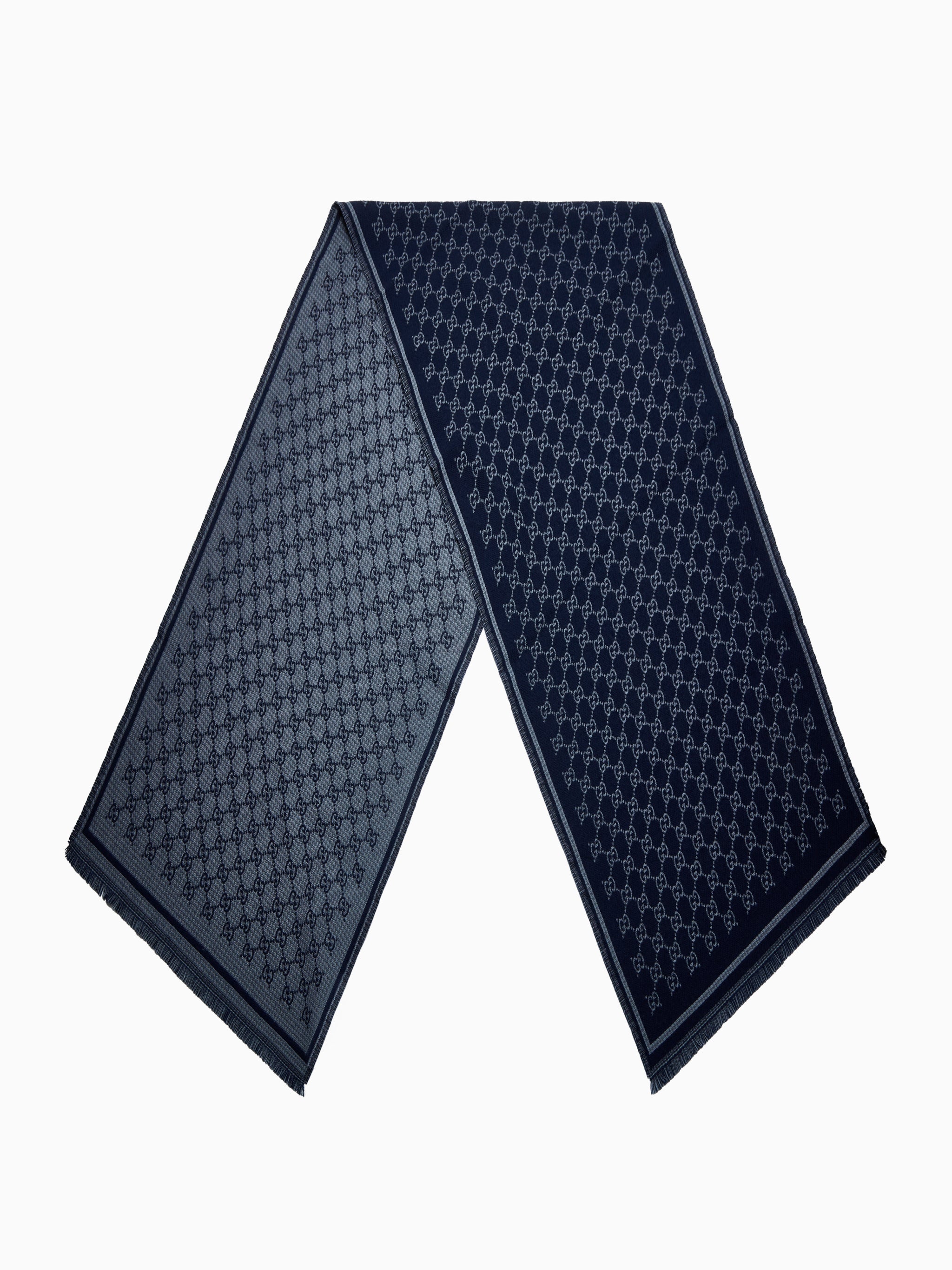 GG jacquard pattern knitted scarf | Gucci | OTTODISANPIETRO