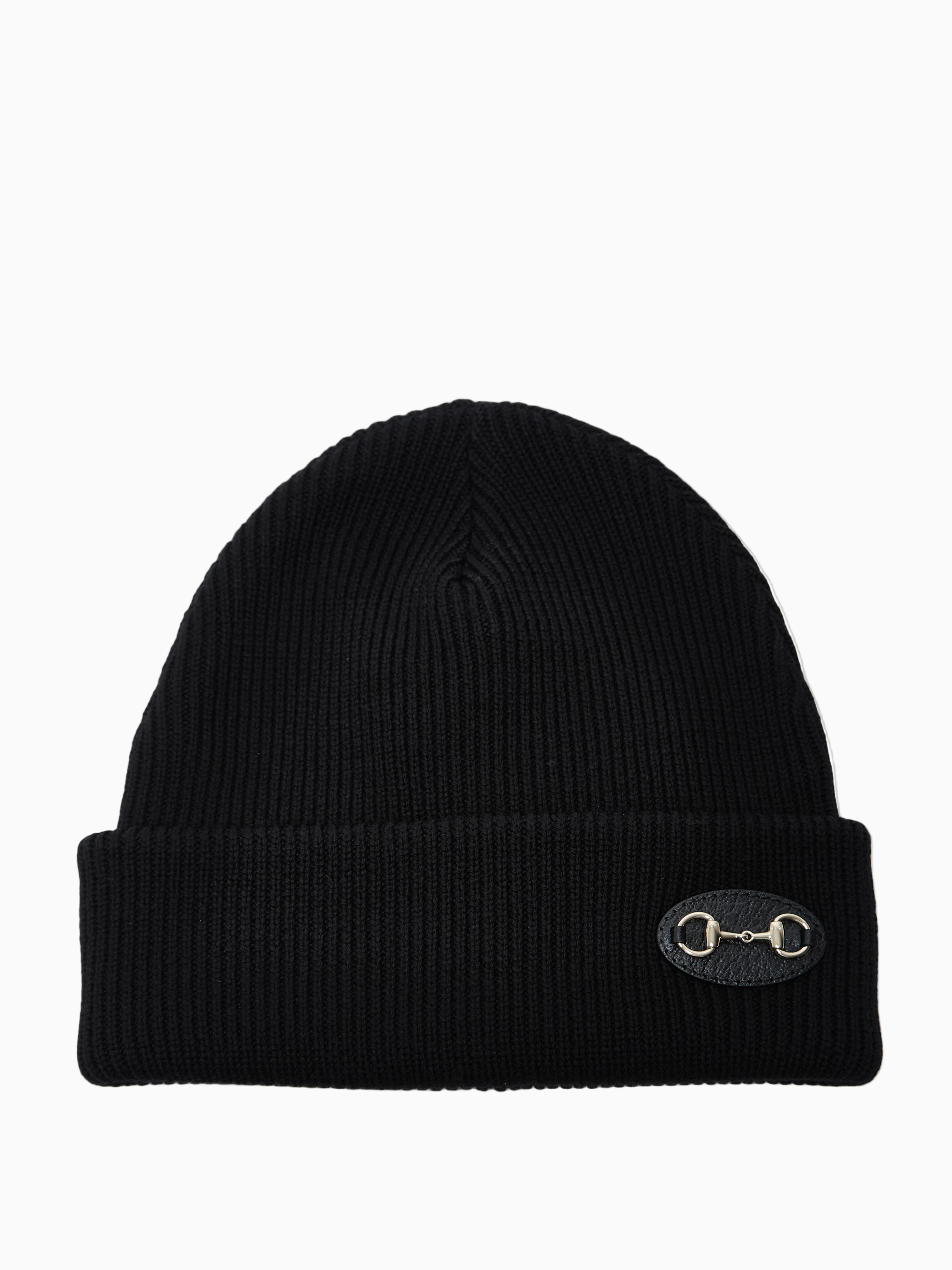 Ribbed horsebit beanie