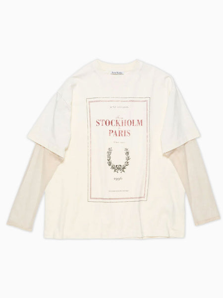 Layered print t-shirt | Acne Studios | OTTODISANPIETRO