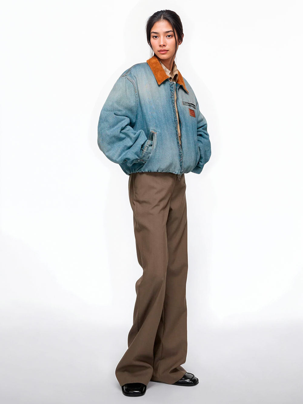 Denim bomber jacket | Acne Studios | OTTODISANPIETRO