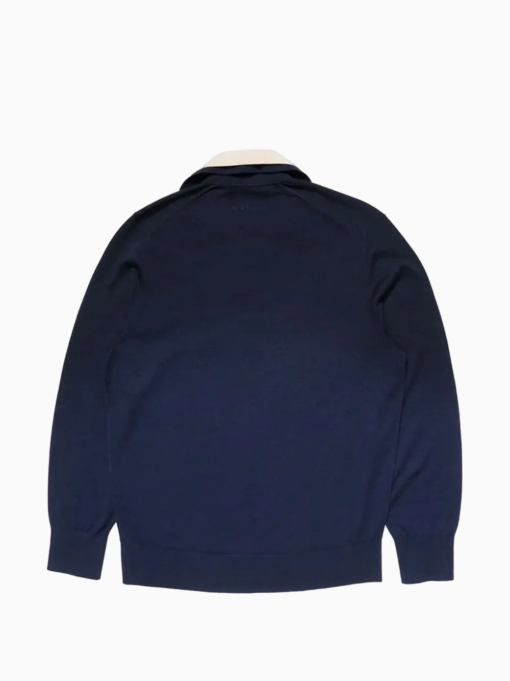 Contrast collar polo shirt