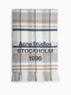 Check logo scarf