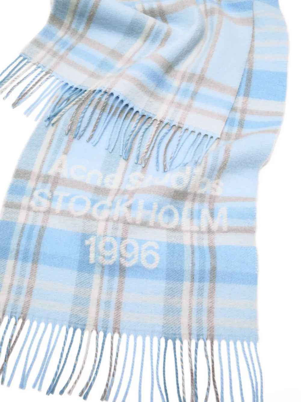 Check logo scarf