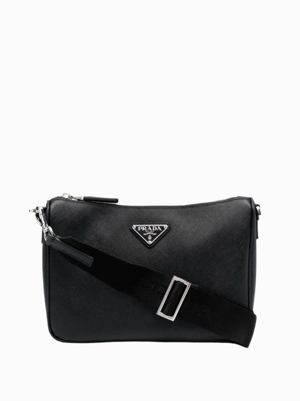 Bolso con logo triangular