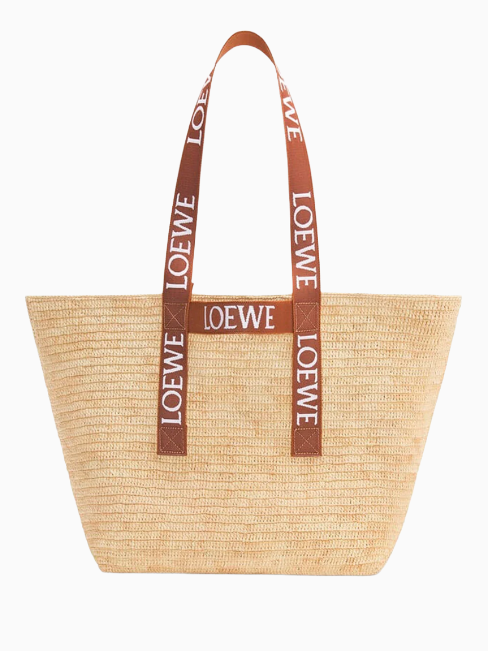 Fold Shopper in raffia