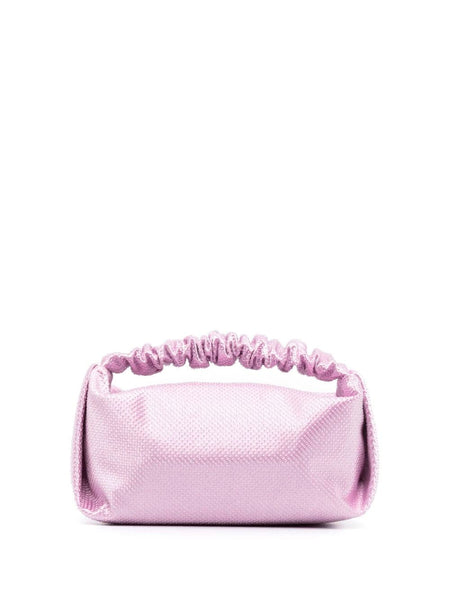 Black Scrunchie crystal-embellished mini bag - women - ALEXANDER WANG -  divincenzoboutique.com