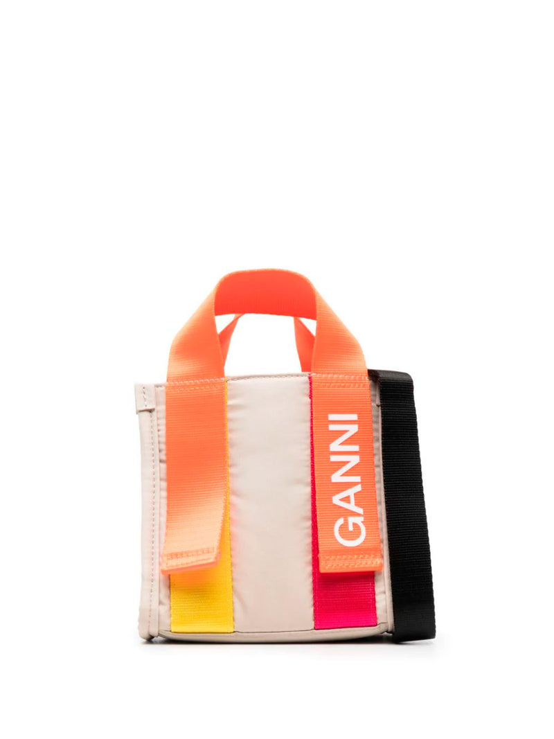 Drawstring mini shopping bag