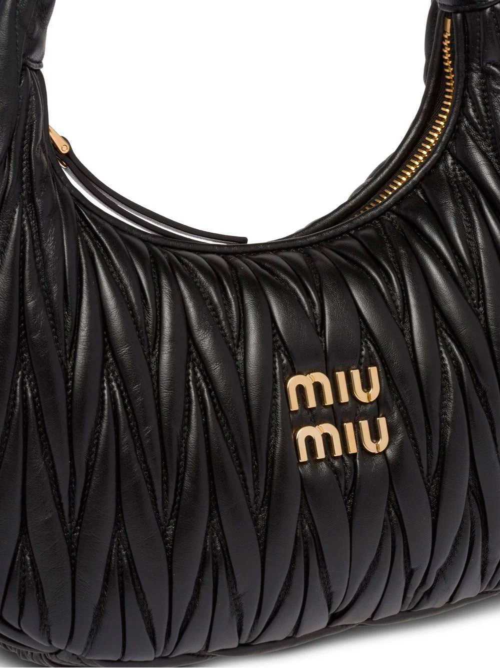 Wander Matelassé medium bag, Miu Miu