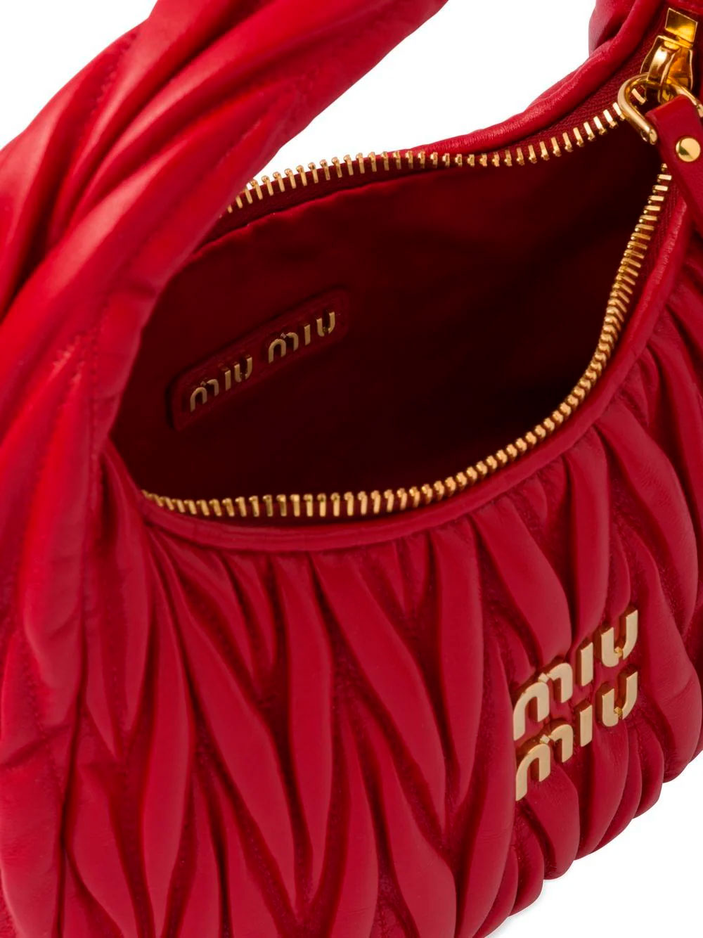 Miu Wander Matelassé mini bag