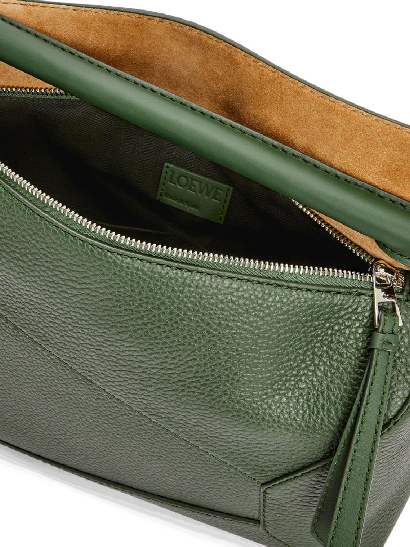 Loewe puzzle hot sale bag green