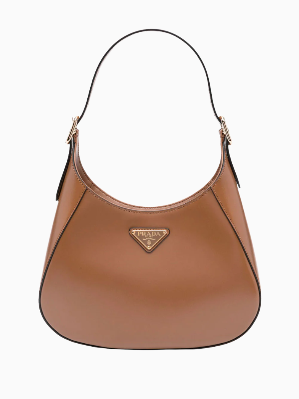 Leather shoulder bag