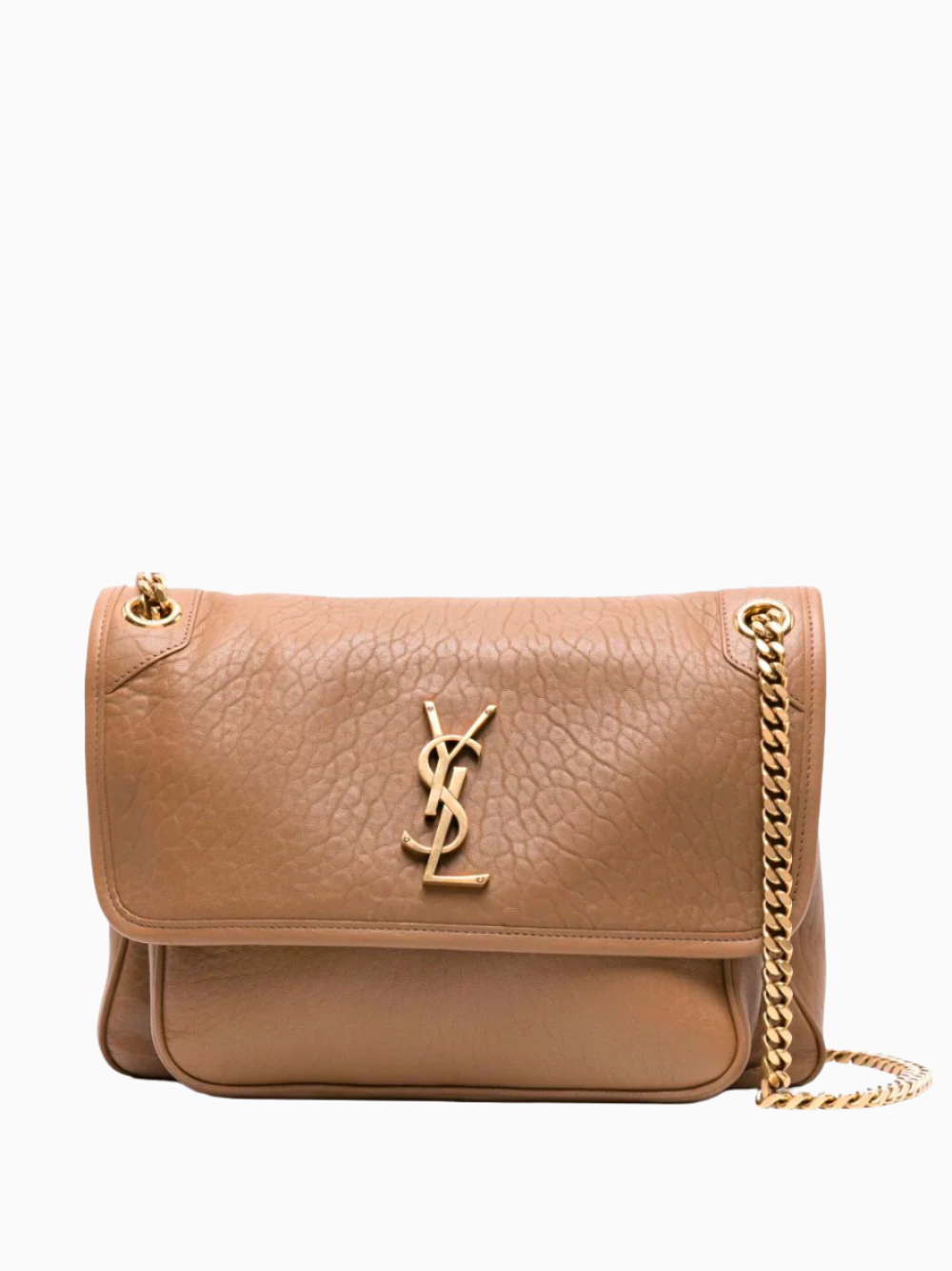 Ysl pebbled leather bag sale