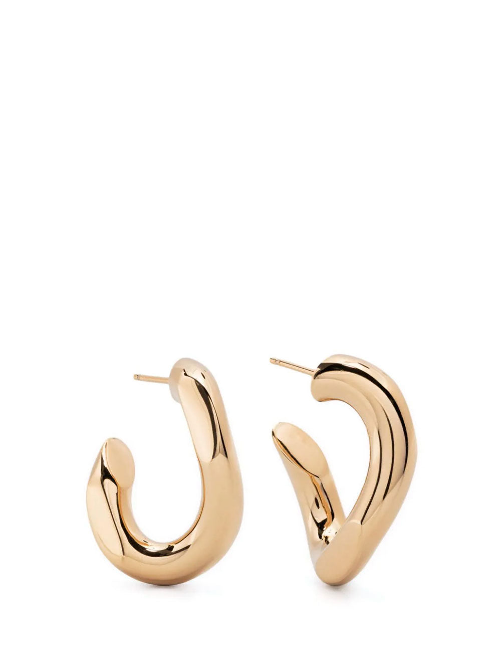 Sculpted-hoop earrings