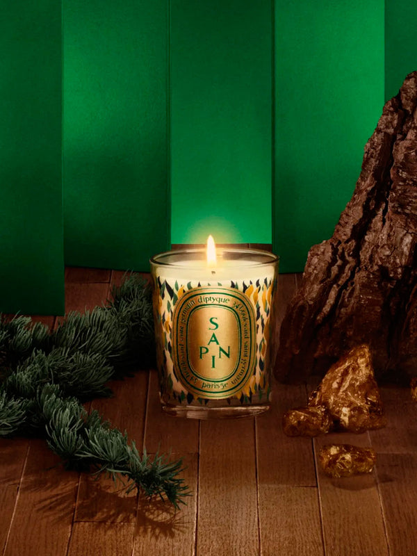 Sapin candle with lid. 190g. Ltd. Edition