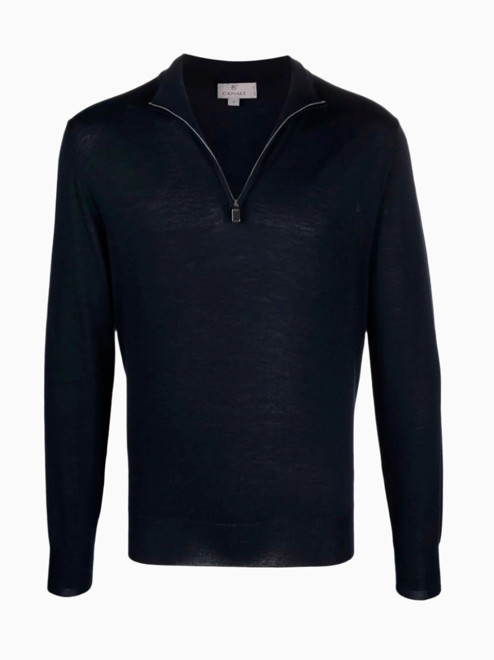 Zip-neck jumper