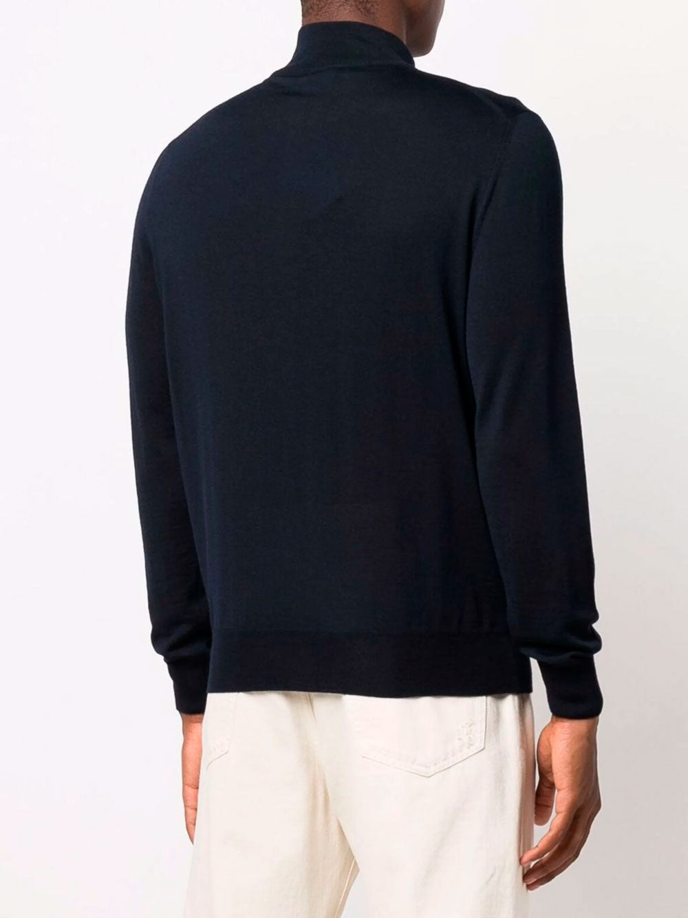 Zip-neck jumper