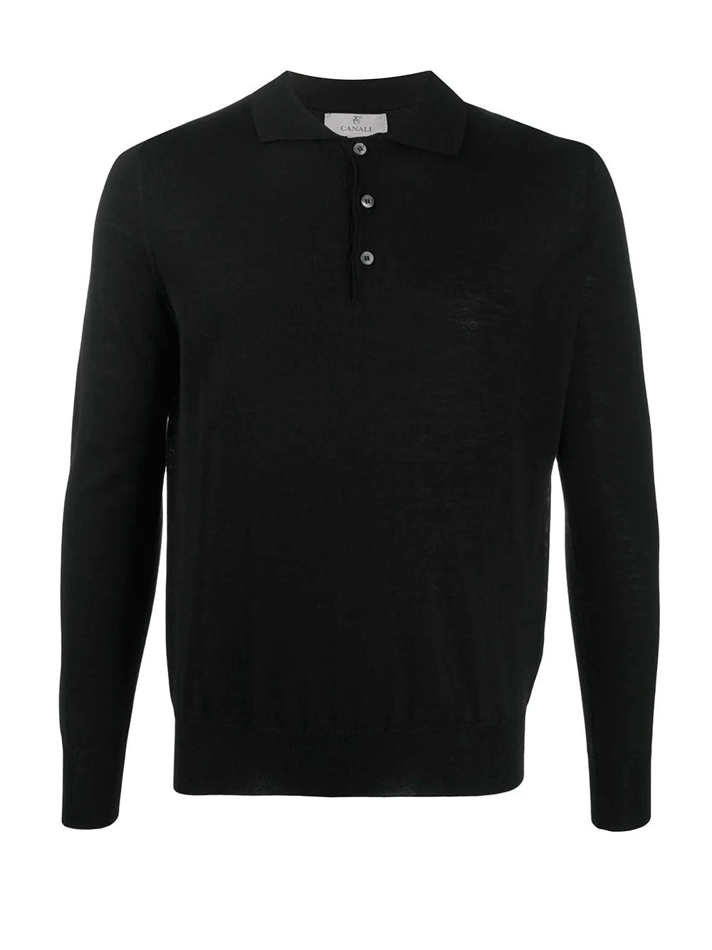 Long-sleeve polo shirt