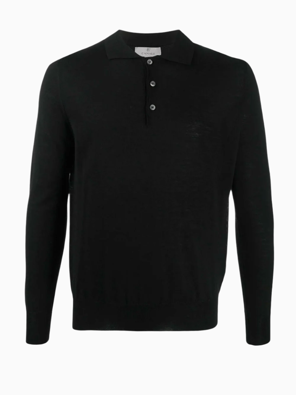 Long-sleeve polo shirt