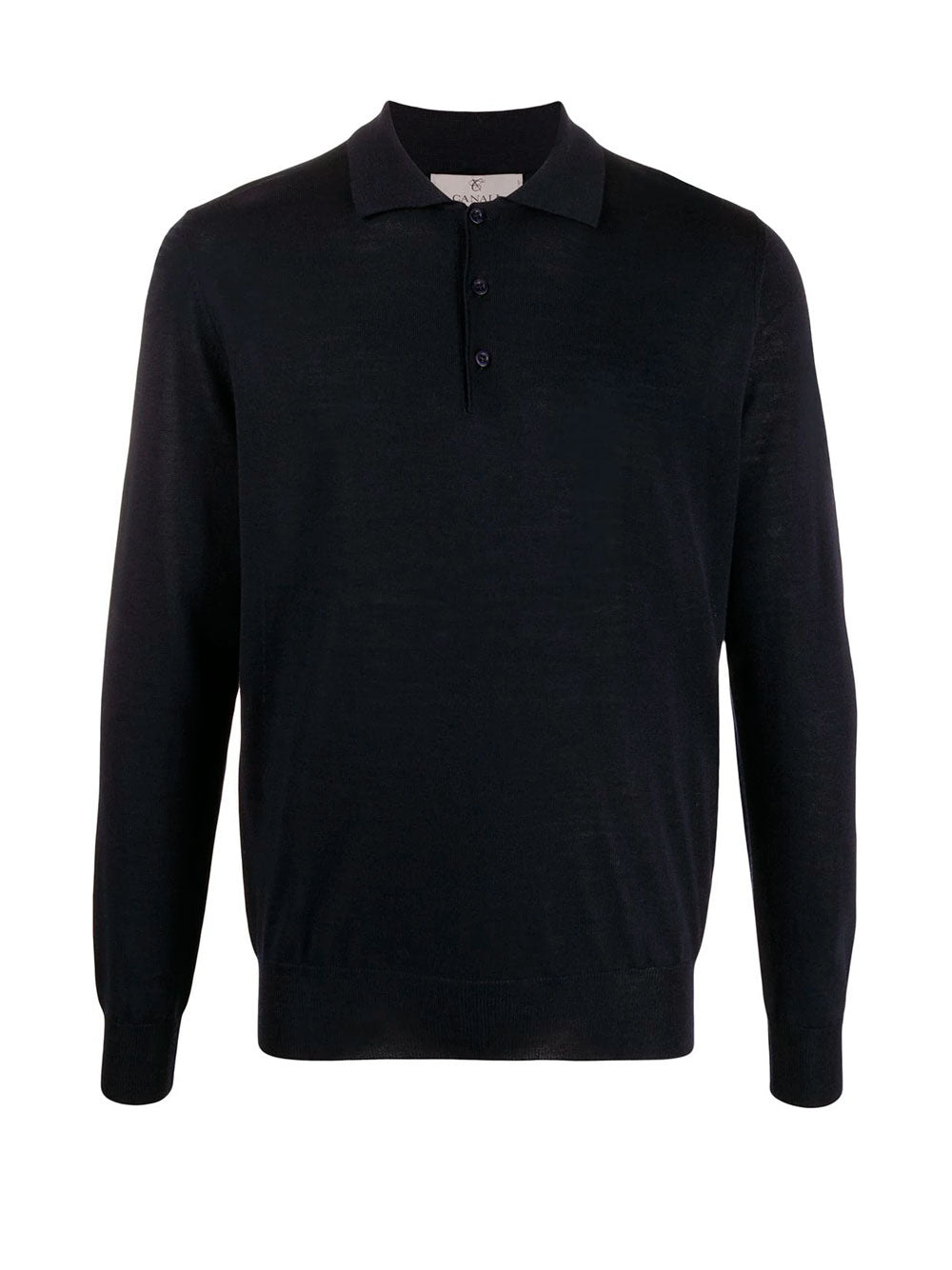 Long-sleeve polo shirt