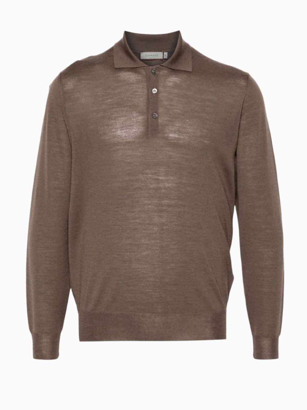 Long-sleeve polo shirt