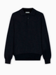 Polo-collar sweater