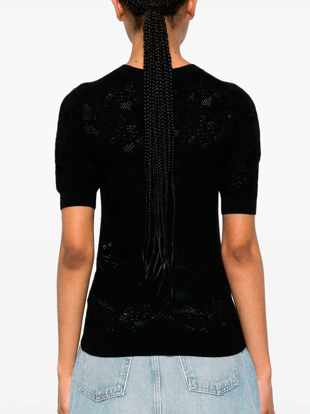 Openwork jumper