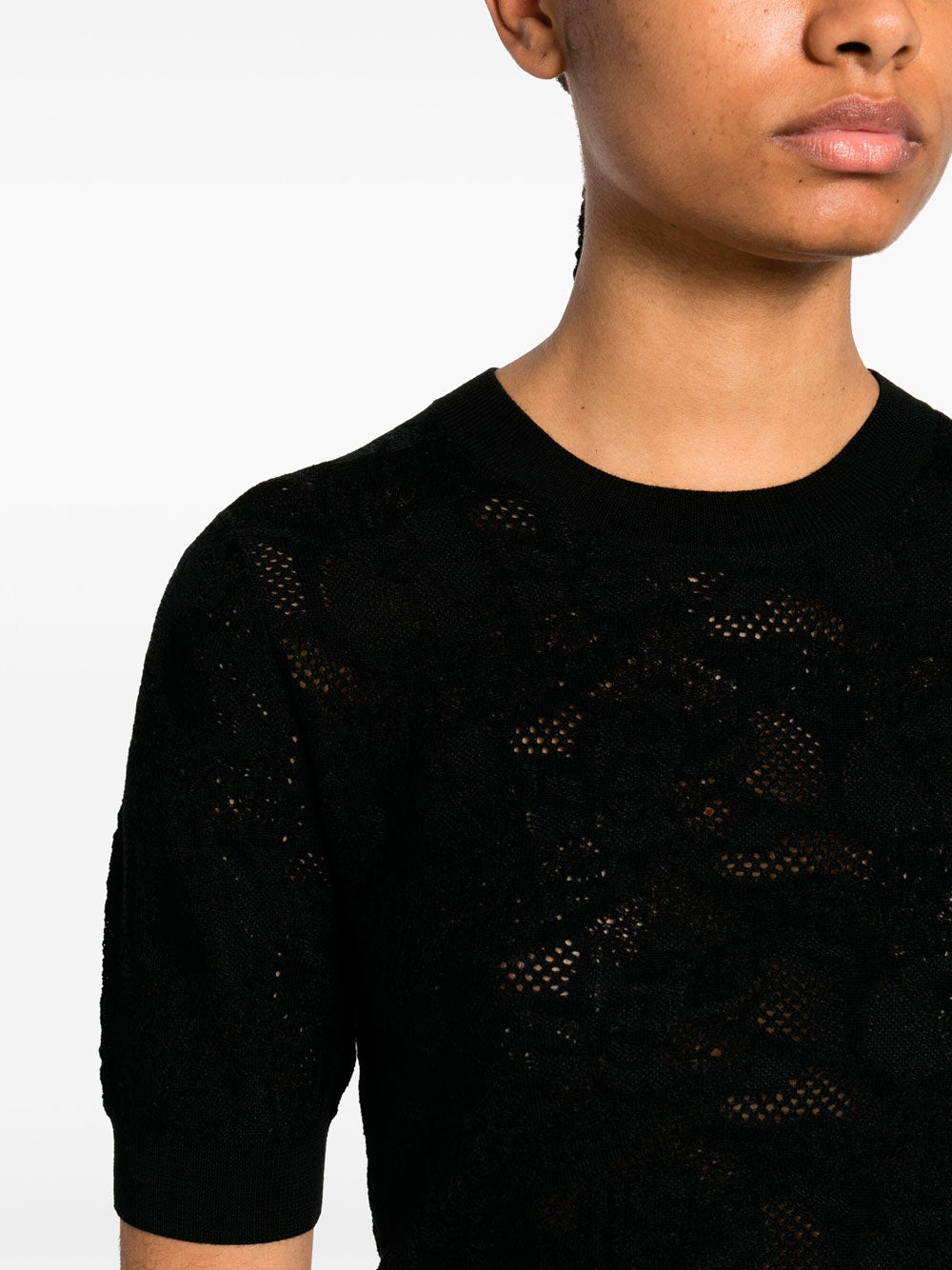 Openwork jumper