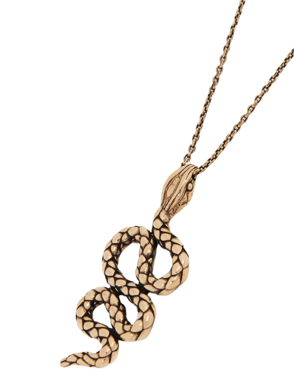 Snake pendant necklace