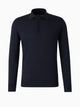 Long-sleeve polo shirt