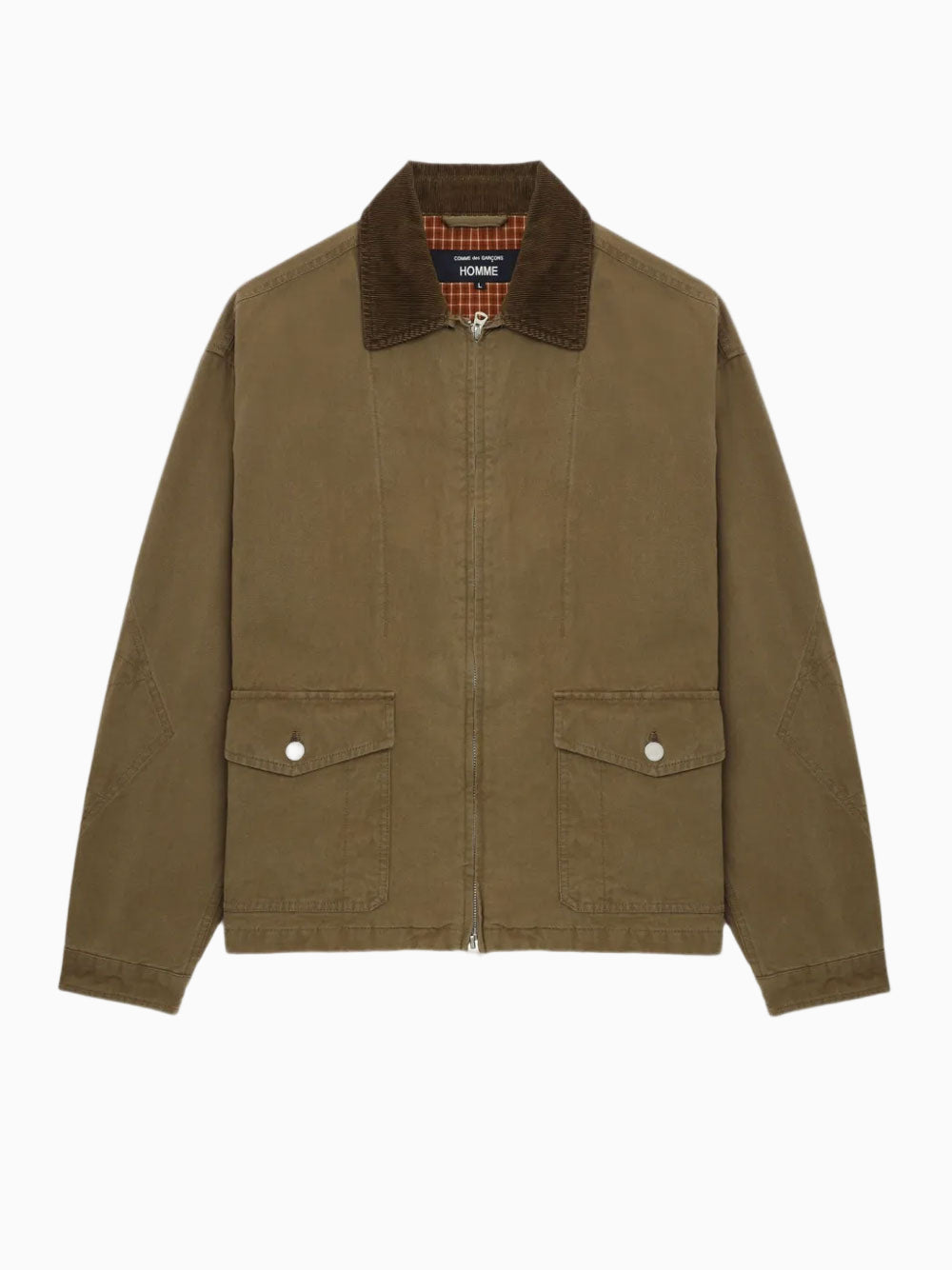 Cazadora con cuello de pana