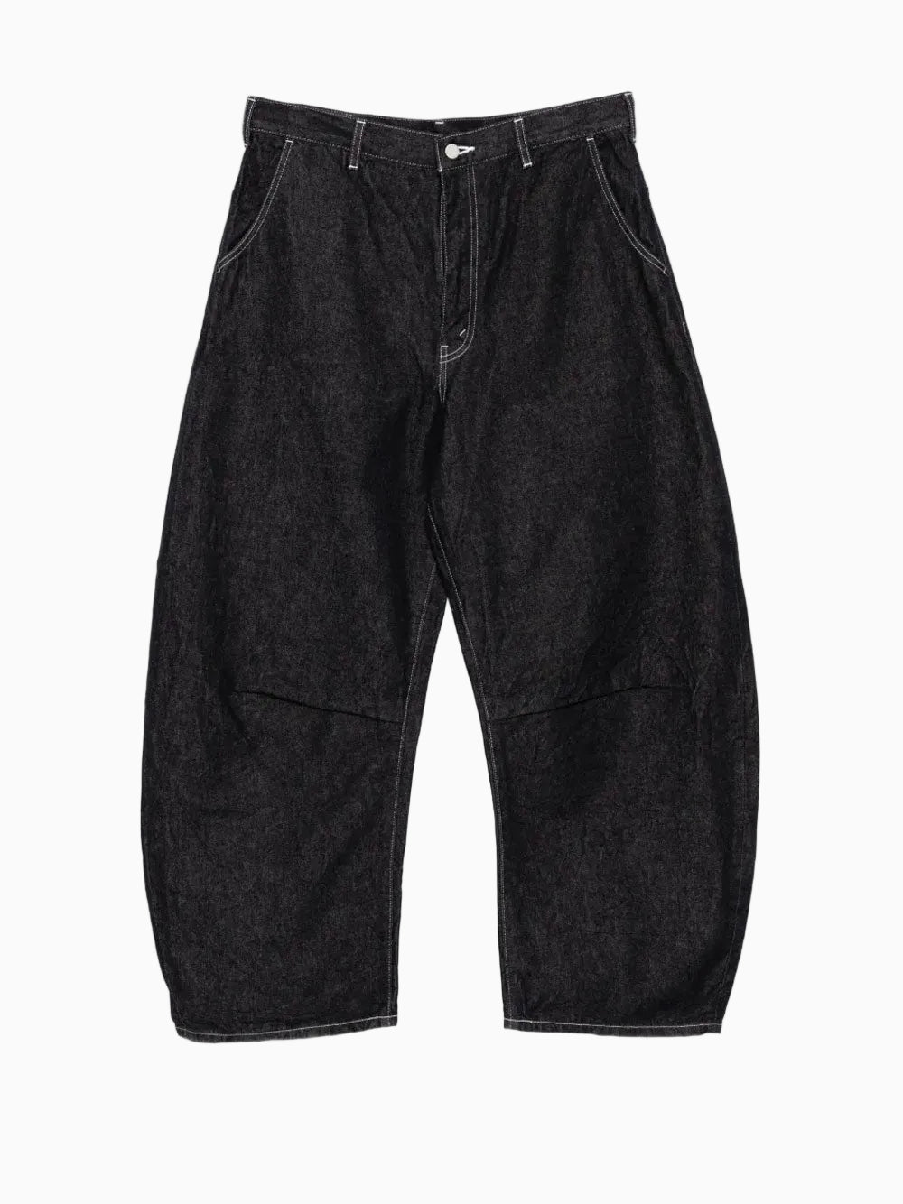 Contrast-stitch jeans