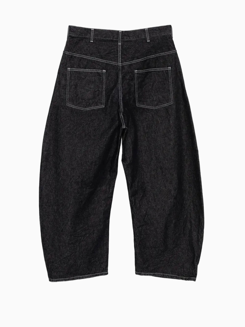 Contrast-stitch jeans