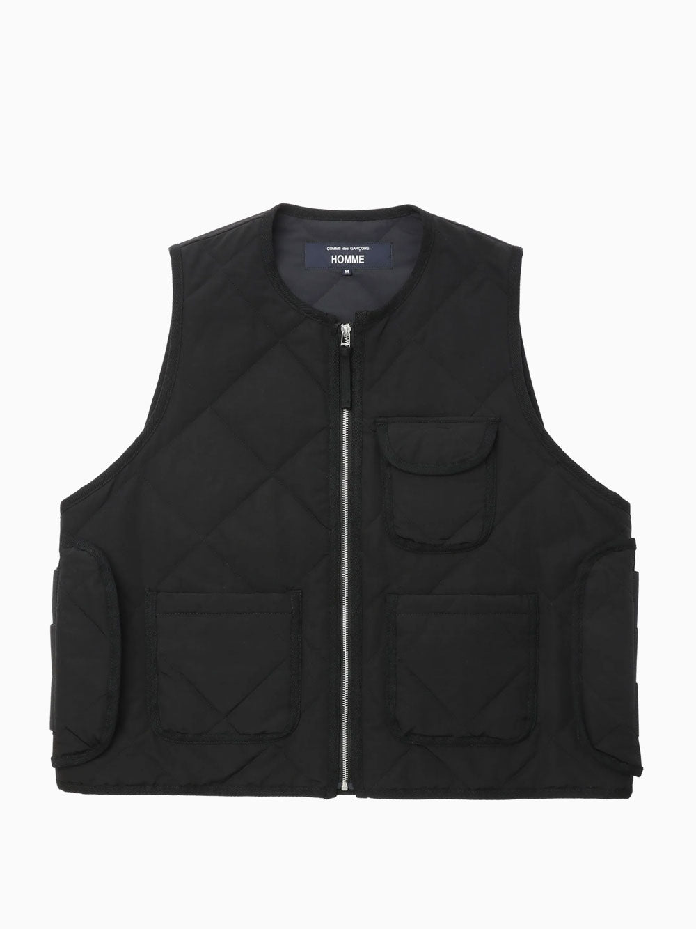 Quilted zip vest