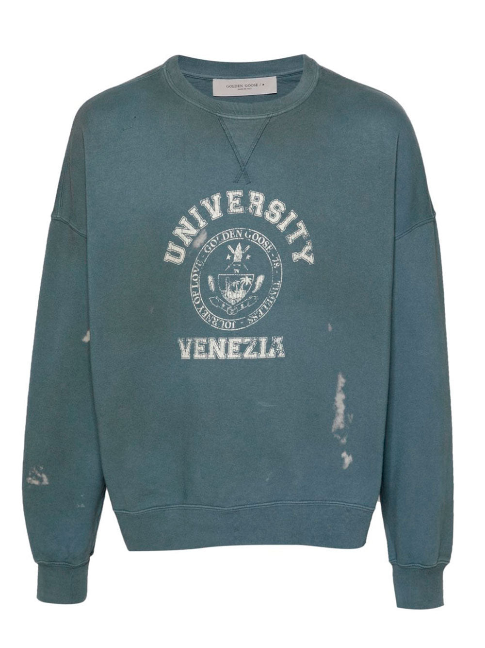 Sudadera de efecto desgastado