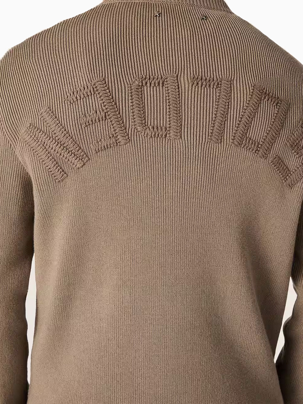 Embroidered logo jumper