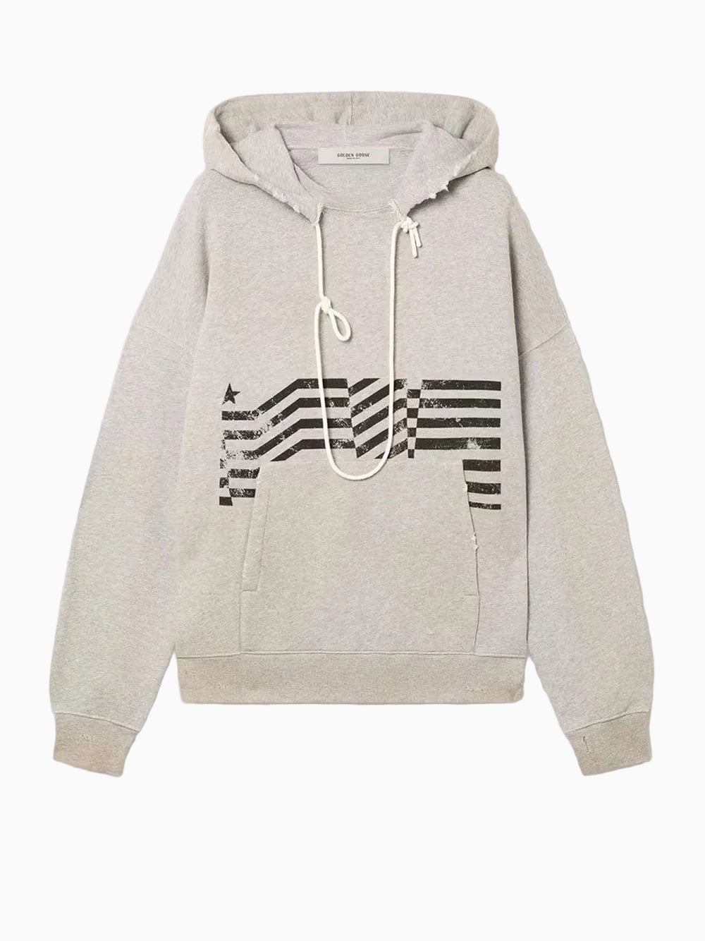 Vintage flag print sweatshirt